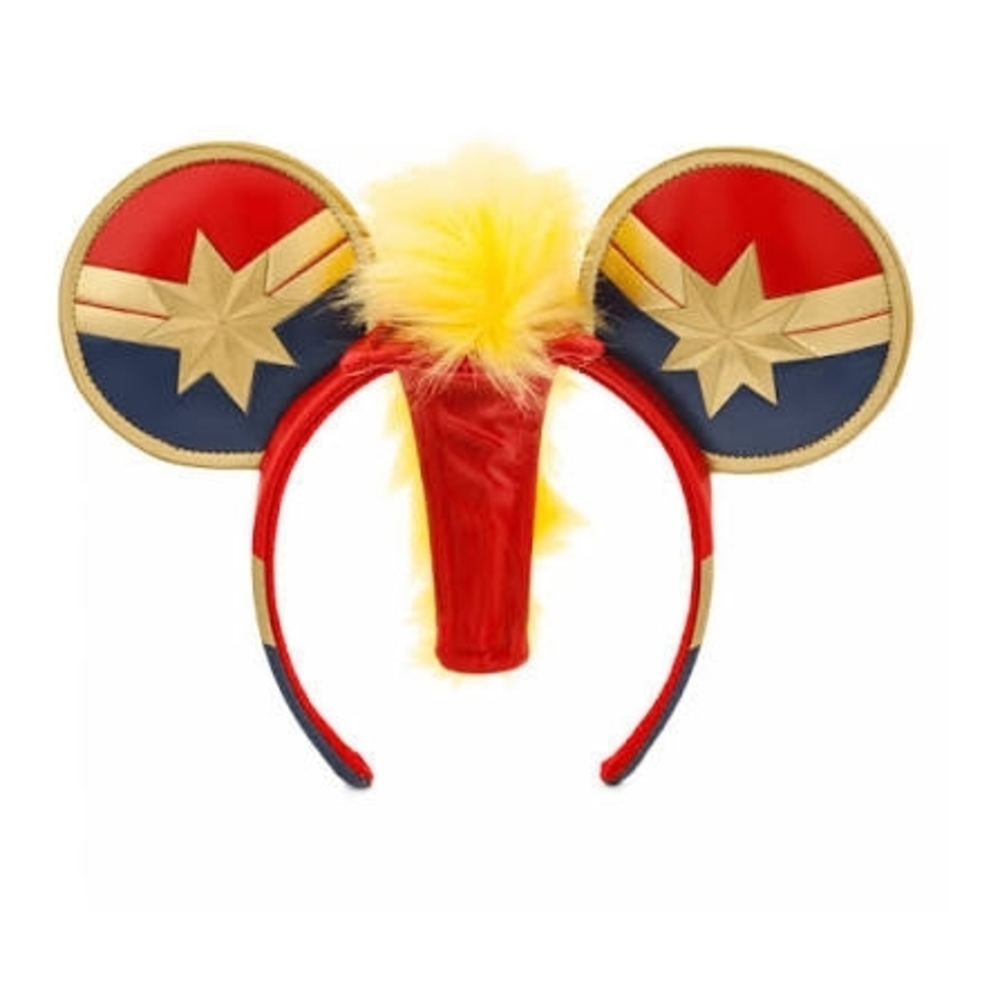 Disney Captain Marvel Ears Headband - Red, Blue, Gold - Picture 3 of 3